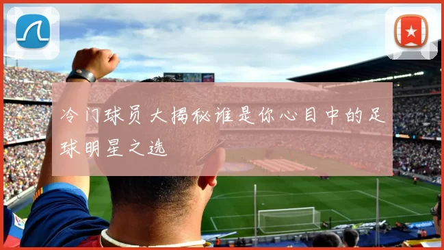 冷门球员大揭秘谁是你心目中的足球明星之选