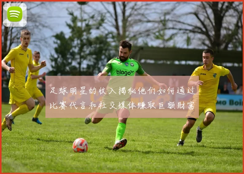 足球明星的收入揭秘他们如何通过比赛代言和社交媒体赚取巨额财富