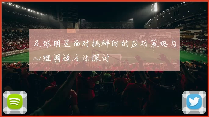 足球明星面对挑衅时的应对策略与心理调适方法探讨